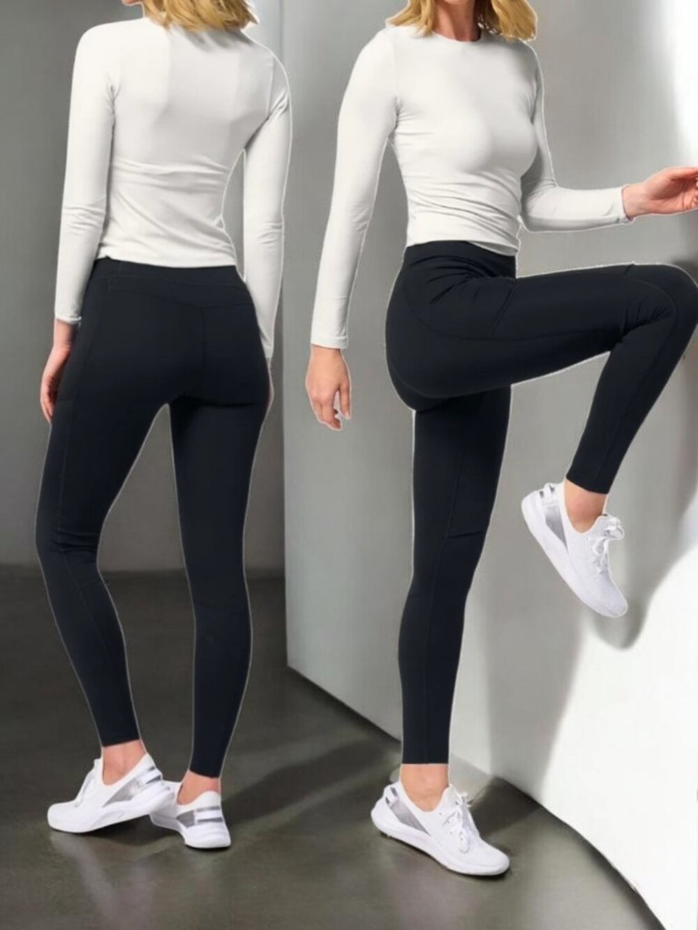 EUC OROS APPAREL (LG) Black Delta Tight Leggings with SolarCore
